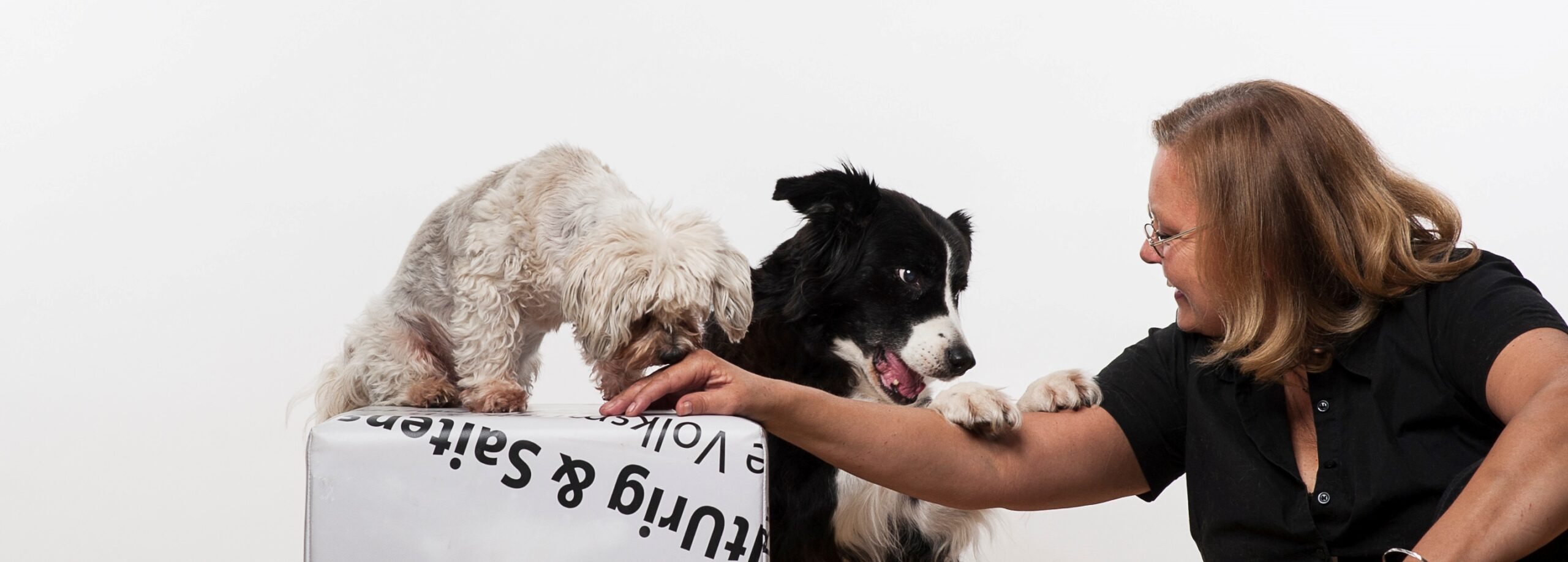 Karin Immler mit Hunden
